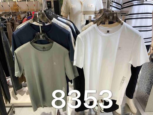 男装25春夏新品休闲圆领速干T恤2219-8353 商品图0