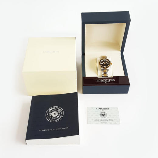 【95新】LONGINES 浪琴康卡斯系列L3.340.3.56.7石英机芯34MM（女款）日期显示090325NJ32 商品图1