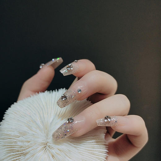 【清新可爱日常】穿戴甲清新可爱日常气质显白纯欲24普安温柔浪漫美甲假指甲贴片。ry 商品图2