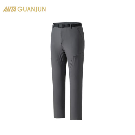 【L/2XL断码】安踏冠军户外系列防泼水通勤男梭织运动长裤（含腰带）152520507【无货退款】 商品图0