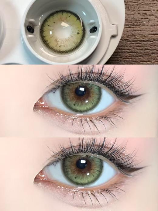 【大直径】PUFF GIRL-牛油果脆片绿-14.5mm【半年抛 度数0-800度 含525/575】 商品图8