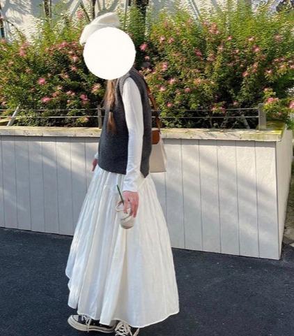 老米优品🎈5色入！《法式山本裙❤ 花瓣褶皱半身裙》仙仙的裙子谁不爱，自带肌理感，显瘦，百搭~ 商品图0