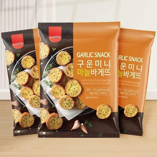 三立黄油蒜香面包干120g 商品图0