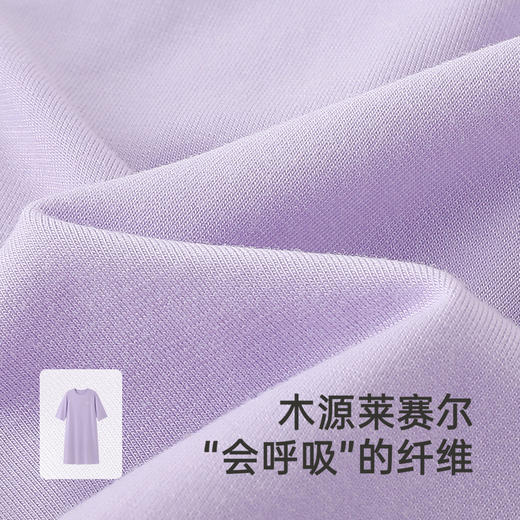 英氏儿童家居服夏季女童透气睡裙莫代尔凉爽睡衣长裙中大童睡裙 商品图2