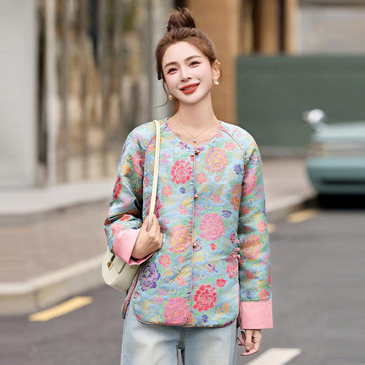 新中式国风外套，时尚洋气轻奢气质小香风上衣RSLD2811 商品图1