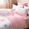 多喜爱 萌趣卡通全棉斜纹四件套 卡皮巴拉/快乐小狗/甜梦花园/快乐池塘hl  斜纹织造 100%棉 双面设计 宽边枕套设计 商品缩略图9