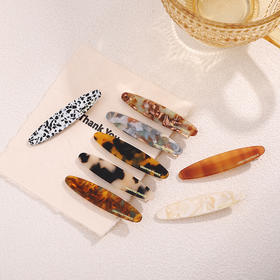 【39.9抢8件❗复古简约发夹】yojane法式小号碎发夹子，简约有型白看不腻，韩国优雅边夹一字夹鸭嘴夹刘海夹QQ