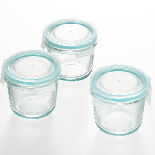 日本进口吉川玻璃保存容器3锁 3个装 商品图0