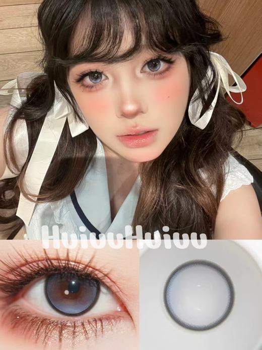 【中直径】PUFF GIRL-城堡巡游蓝-14.2mm【半年抛 度数0-800度 含525/575】 商品图0