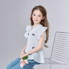 笛莎Deesha 童装女童衬衫2025夏新款女童芭蕾风飞肩袖衬衫 商品缩略图1