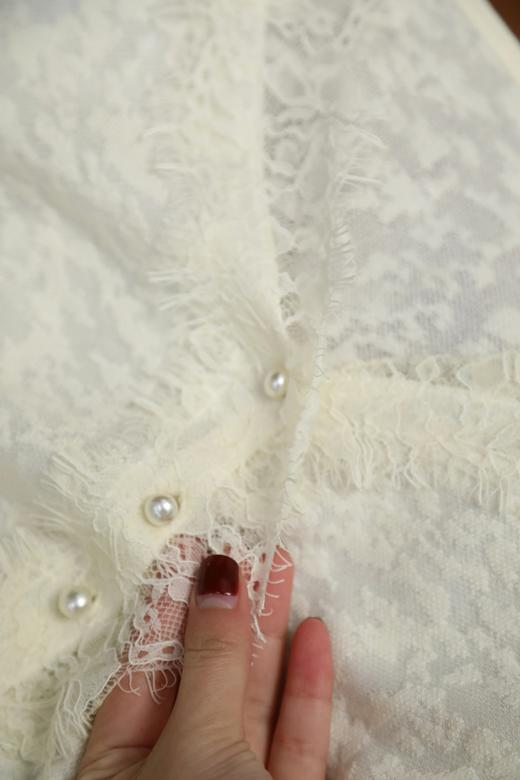 LPIUTY品牌直发！桑蚕丝羊毛蕾丝打底衫 B016839 商品图8