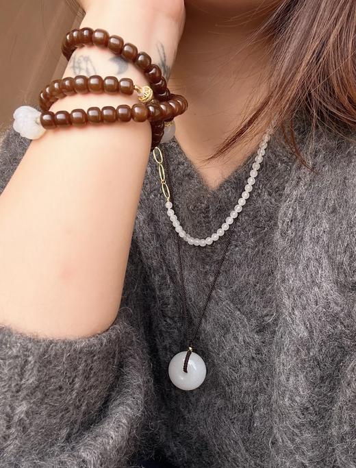 天山翠天然玉石平安扣 商品图4