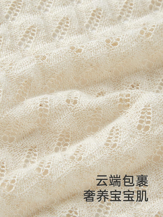 英氏儿童毛衫夏季女童桑蚕丝开衫外套YRWWJ2R021A 商品图1