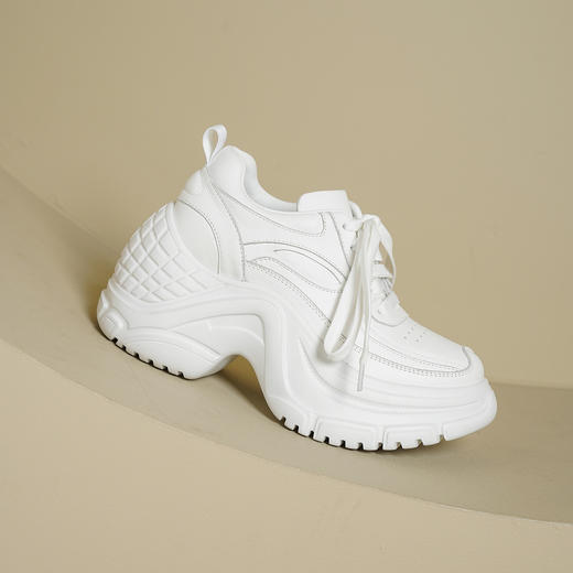 Westory2025年春季厚底增高运动鞋阔腿裤伴侣深口鞋W25AM59151 商品图8