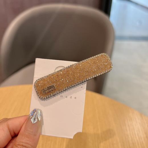 【19.9抢3件❗满钻一字发夹】法式满天星侧边夹，高级感时尚气质，前额刘海夹简约百搭bb夹掰掰发饰QQ 商品图6