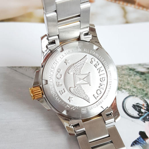 【95新】LONGINES 浪琴康卡斯系列L3.340.3.56.7石英机芯34MM（女款）日期显示090325NJ32 商品图7