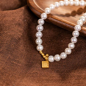 牧衣游 925银淡水珍珠手链文艺小众气质 懔淰【不支持会员折】