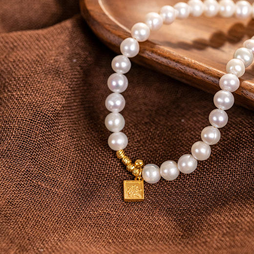 牧衣游 925银淡水珍珠手链文艺小众气质 懔淰【不支持会员折】 商品图0