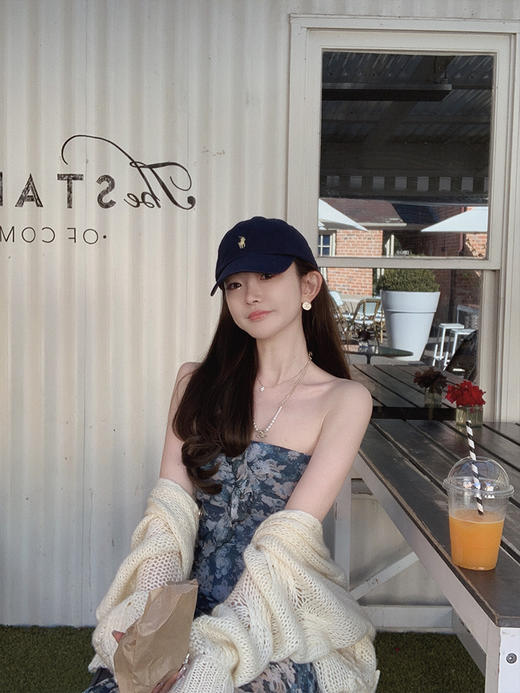 金蘑菇菇 舒适感 针织衫开衫套组/loew*开衫吊带半裙 商品图7