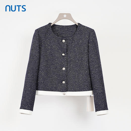 NUTS春秋新品时尚温柔气质百搭短外套418043311 商品图1