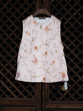 盛唐牡丹| 粉凤仙缠枝福蝶真丝马甲