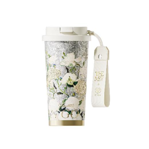 GERM梵高钛杯保温杯水杯 500ML玫瑰 商品图0