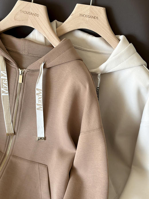 单品包邮 现货 THS-限时 max家 原厂双面布重磅有机棉/M+帽衫宽裁运动裤 BI478 BJ3153 商品图10