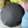 云蔓12骨双龙骨自动晴雨伞  | 轻松抵挡10级大风、自动开合，210t碰击布+防晒黑胶布，伞叶一甩即干 商品缩略图0
