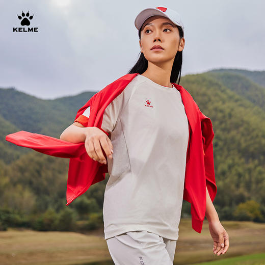 卡尔美2025新款国旗系列男女同款训练T恤 商品图4