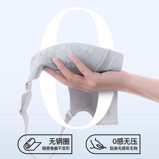 【孕哺两穿】熳洁儿 7A抑菌哺乳文胸产后提拉防下垂便捷哺乳轻薄兔耳杯25251802 商品图9