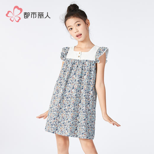 都市丽人亲情蜜语童装无尘棉短袖裙薄单面无尘棉短袖类JHH9B6 商品图2