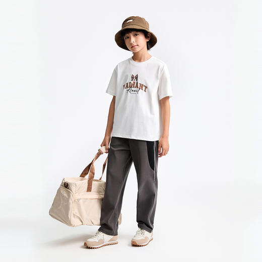 男童全腰针织单裤春季新款安奈儿童装EB516162 商品图3