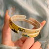丁摩 足银999.9描金珐琅千里江山龙纹蝴蝶底纯银开口手镯5ZF-1233 商品缩略图4