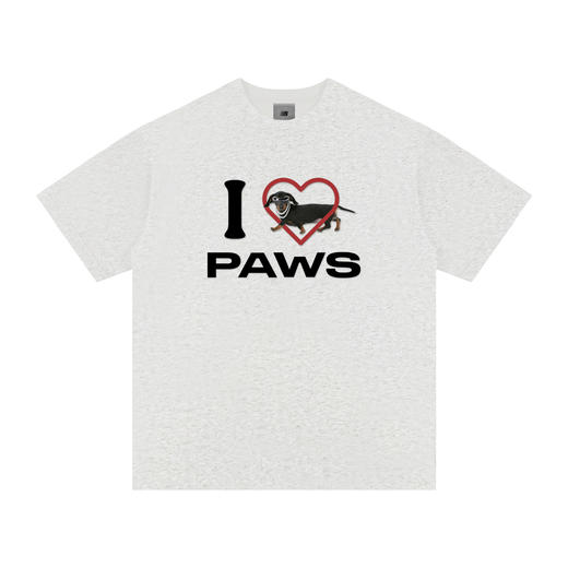 【178元任选3件】FDR官方店 “我爱狗狗”腊肠狗美式短袖t恤男女夏季潮牌情侣上衣 商品图6