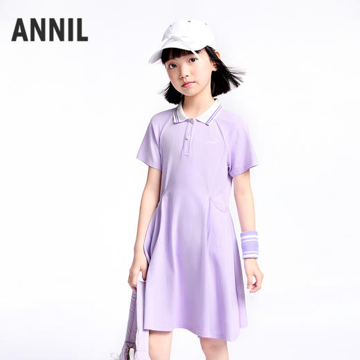 女童短袖连衣裙夏季新款安奈儿童装实体店同款AG523614 商品图0