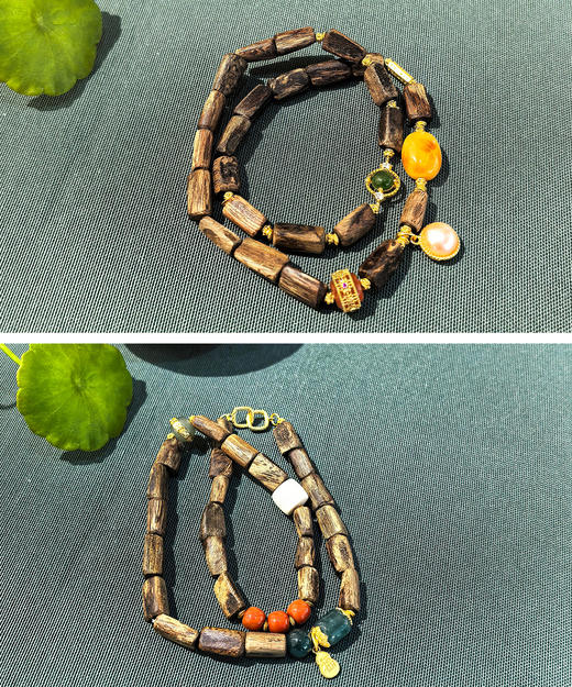 双圈随形达拉干沉香木手串°随机 商品图0