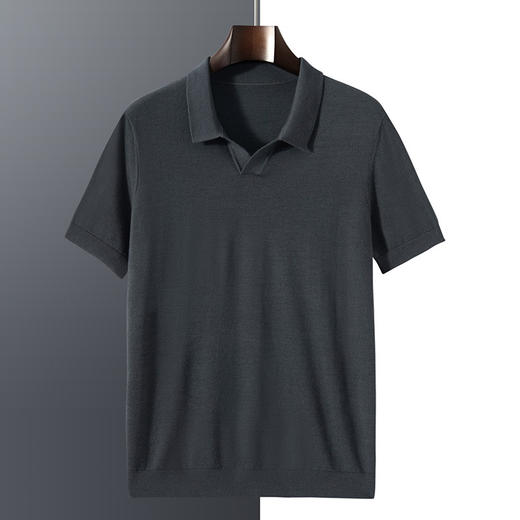 红览 可机洗120支精纺羊毛衫男士针织衫RT2424 商品图0