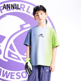 男童圆领短袖针织衫夏季新款安奈儿童装实体店同款AB521626