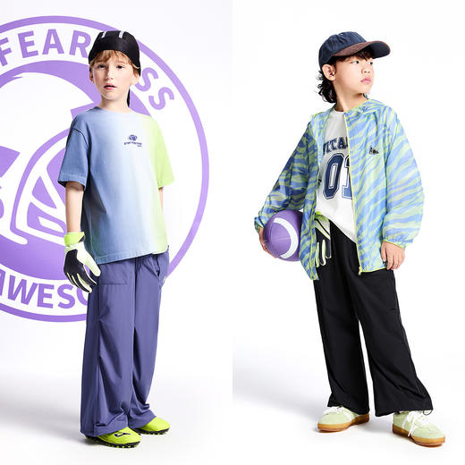 男童全腰梭织单裤夏季新款安奈儿童装实体店同款AB526642 商品图3