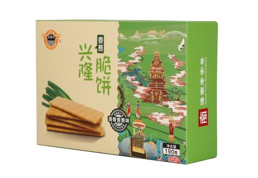香葱兴隆脆饼（清香）190g/盒*3 商品图0