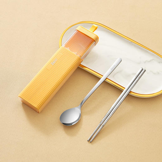 康宁便携餐具两件组EK-CJ02A01/KZ【分仓直发，72小时发货，周末节假日不发货】 商品图3