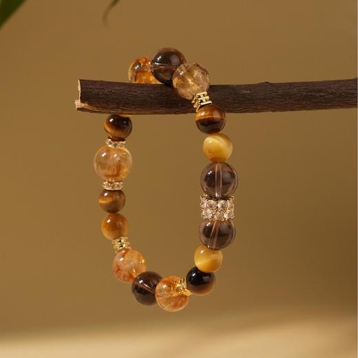 【璀璨之石闪耀腕间】巴西黄水晶男女手串系列，大自然的璀璨宝石，晶莹剔透展现腕间之美，黄水晶/黄虎眼石/黄塔晶贵气有质感 商品图5