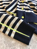 丁摩 谁收谁赚~~100%杨子纱羊毛！！巨巨巨细腻的撞色条纹圆领针织开衫5ZF-3176 商品缩略图5