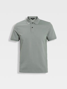 callisto绿色丝绵凉感纤维T恤