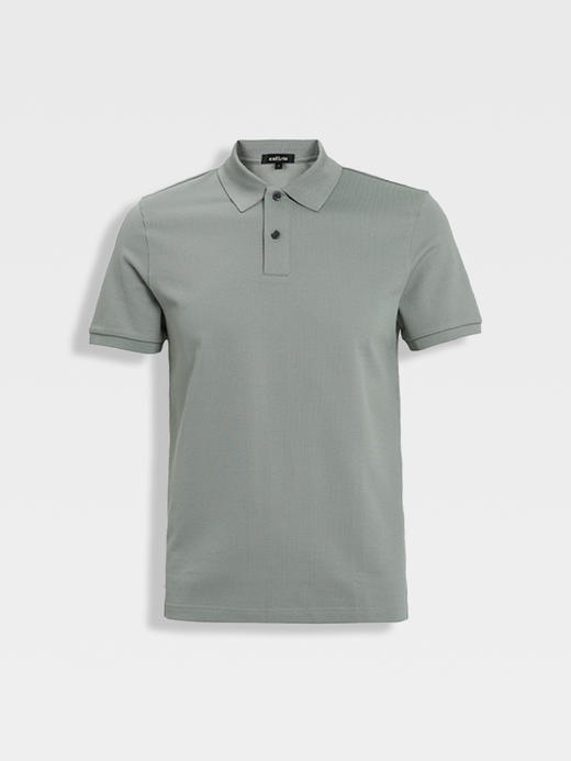 callisto绿色丝绵凉感纤维T恤 商品图0