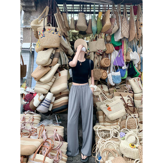 【149元任选2件】 现货！抽绳宽松休闲裤 商品图1