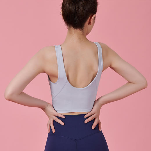 I’d爱帝U型美背瑜伽背心塑型健身跑步吊带背心 商品图6