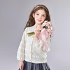 笛莎Deesha 童装女童外套2025夏新款女童芭蕾风蕾丝空调衫外套 商品缩略图0