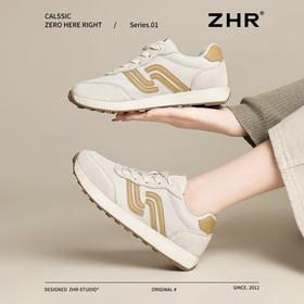 ZHR则则复古阿甘鞋女2025新款增高韩版运动鞋ins百搭休闲鞋女鞋子