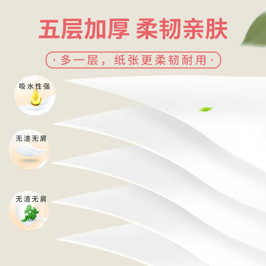 【24卷更值❗️加柔加厚空芯卷纸】原生木浆，细腻亲肤！卫生纸卷纸空心卷家用实惠手纸抽纸巾 商品图3